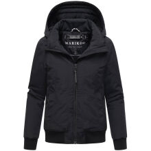 Marikoo Mooni Damen Herbst Caban Jacke Schwarz Größe XXL - Gr. 44
