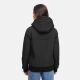 Marikoo Mooni Damen Herbst Caban Jacke Schwarz Größe XXL - Gr. 44