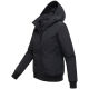 Marikoo Mooni Damen Herbst Caban Jacke Schwarz Größe XXL - Gr. 44
