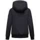 Marikoo Mooni Damen Herbst Caban Jacke Schwarz Größe XXL - Gr. 44