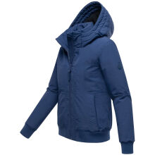 Marikoo Mooni Damen Herbst Caban Jacke Navy Größe XS - Gr. 34