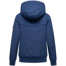 Marikoo Mooni Damen Herbst Caban Jacke Navy Größe XS - Gr. 34