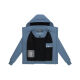 Marikoo Mooni 16 Damenjacke Dusty Blue Größe S - Gr. 36