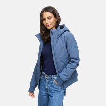 Marikoo Mooni Damen Herbst Caban Jacke Dusty Blue Gr&ouml;&szlig;e M - Gr. 38