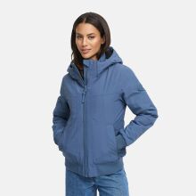 Marikoo Mooni Damen Herbst Caban Jacke Dusty Blue Gr&ouml;&szlig;e M - Gr. 38