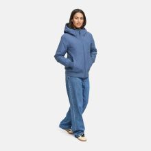 Marikoo Mooni Damen Herbst Caban Jacke Dusty Blue Gr&ouml;&szlig;e M - Gr. 38
