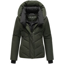 Marikoo Nadiraa Damen Herbst Winter Stepp Jacke  Dark Olive Größe XS - Gr. 34