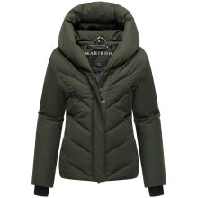 Marikoo Nadiraa Damen Herbst Winter Stepp Jacke  Dark Olive Größe XS - Gr. 34