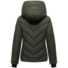 Marikoo Nadiraa Damen Herbst Winter Stepp Jacke  Dark Olive Größe XS - Gr. 34