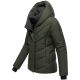 Marikoo Nadiraa Damen Herbst Winter Stepp Jacke  Dark Olive Größe XS - Gr. 34