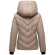 Marikoo Nadiraa Damen Herbst Winter Stepp Jacke  Taupe Grey Größe XS - Gr. 34