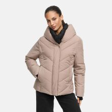Marikoo Nadiraa Damen Herbst Winter Stepp Jacke  Taupe Grey Gr&ouml;&szlig;e M - Gr. 38