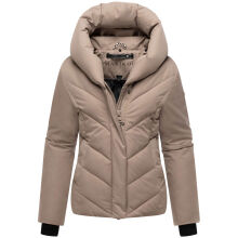 Marikoo Nadiraa Damen Herbst Winter Stepp Jacke  Taupe Grey Gr&ouml;&szlig;e L - Gr. 40