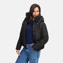 Marikoo Ninikaa Damen Herbst Winter Stepp Jacke  Schwarz-Größe L - Gr. 40