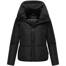 Marikoo Ninikaa Damen Herbst Winter Stepp Jacke  Schwarz-Größe L - Gr. 40