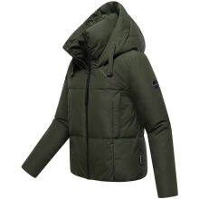 Marikoo Ninikaa Damen Herbst Winter Stepp Jacke  Dark Olive-Größe XS - Gr. 34
