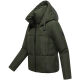 Marikoo Ninikaa Damen Herbst Winter Stepp Jacke  Dark Olive-Größe XS - Gr. 34