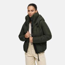 Marikoo Ninikaa Damen Herbst Winter Stepp Jacke  Dark Olive-Gr&ouml;&szlig;e S - Gr. 36