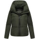 Marikoo Ninikaa Damen Herbst Winter Stepp Jacke  Dark Olive-Größe XL - Gr. 42
