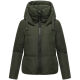 Marikoo Ninikaa Damen Herbst Winter Stepp Jacke  Dark Olive-Größe XL - Gr. 42