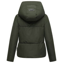 Marikoo Ninikaa Damen Herbst Winter Stepp Jacke  Dark Olive-Größe XXL - Gr. 44