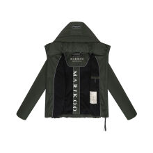Marikoo Ninikaa Damen Herbst Winter Stepp Jacke  Dark Olive-Größe XXL - Gr. 44
