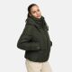 Marikoo Ninikaa Damen Herbst Winter Stepp Jacke  Dark Olive-Größe XXL - Gr. 44