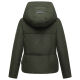 Marikoo Ninikaa Damen Herbst Winter Stepp Jacke  Dark Olive-Größe XXL - Gr. 44