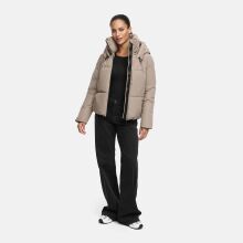 Marikoo Ninikaa Damen Herbst Winter Stepp Jacke  Taupe Grey-Größe XS - Gr. 34