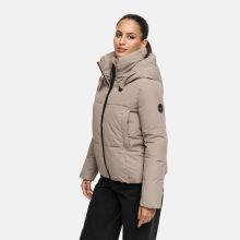 Marikoo Ninikaa Damen Herbst Winter Stepp Jacke  Taupe Grey-Größe XS - Gr. 34