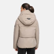 Marikoo Ninikaa Damen Herbst Winter Stepp Jacke  Taupe Grey-Größe XS - Gr. 34