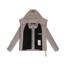 Marikoo Ninikaa Damen Herbst Winter Stepp Jacke  Taupe Grey-Größe XS - Gr. 34