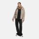 Marikoo Ninikaa Damen Herbst Winter Stepp Jacke  Taupe Grey-Größe XS - Gr. 34