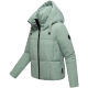 Marikoo Ninikaa Damen Herbst Winter Stepp Jacke  Smokey Mint-Größe M - Gr. 38