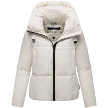 Marikoo Ninikaa Damen Herbst Winter Stepp Jacke  Offwhite-Gr&ouml;&szlig;e S - Gr. 36