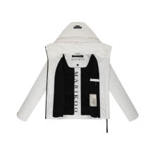 Marikoo Ninikaa Damen Herbst Winter Stepp Jacke  Offwhite-Gr&ouml;&szlig;e L - Gr. 40