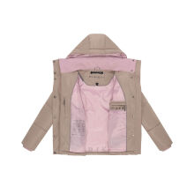 Marikoo Omariaa Damen Winter Stepp Jacke Taupe Grey Größe XS - Gr. 34