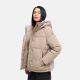 Marikoo Omariaa Damen Winter Stepp Jacke Taupe Grey Größe XS - Gr. 34