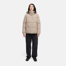 Marikoo Omariaa Damen Winter Stepp Jacke Taupe Grey Größe L - Gr. 40