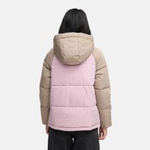 Marikoo Omariaa Damen Winter Stepp Jacke Taupe Grey Größe L - Gr. 40