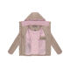 Marikoo Omariaa Damen Winter Stepp Jacke Taupe Grey Größe L - Gr. 40