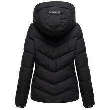 Marikoo Sahnemausii Damen Winter Steppjacke Schwarz Größe XXL - Gr. 44