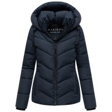 Marikoo Sahnemausii Damen Winter Steppjacke Navy Gr&ouml;&szlig;e S - Gr. 36