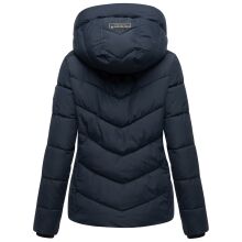 Marikoo Sahnemausii Damen Winter Steppjacke Navy Gr&ouml;&szlig;e S - Gr. 36