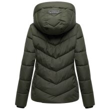 Marikoo Sahnemausii Damen Winter Steppjacke Dark Olive Größe XS - Gr. 34