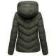 Marikoo Sahnemausii Damen Winter Steppjacke Dark Olive Größe XS - Gr. 34