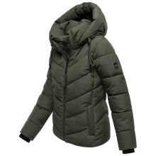 Marikoo Sahnemausii Damen Winter Steppjacke Dark Olive Größe M - Gr. 38