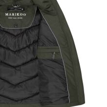 Marikoo Sahnemausii Damen Winter Steppjacke Dark Olive Gr&ouml;&szlig;e L - Gr. 40