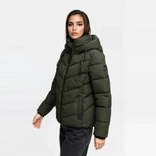 Marikoo Sahnemausii Damen Winter Steppjacke Dark Olive Gr&ouml;&szlig;e XXL - Gr. 44
