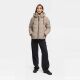 Marikoo Sahnemausii Damen Winter Steppjacke Taupe Grey Größe XS - Gr. 34
